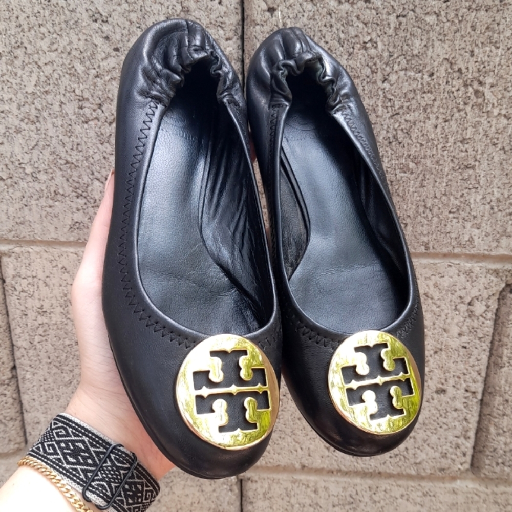 Tory Burch Leather Ballet Flats